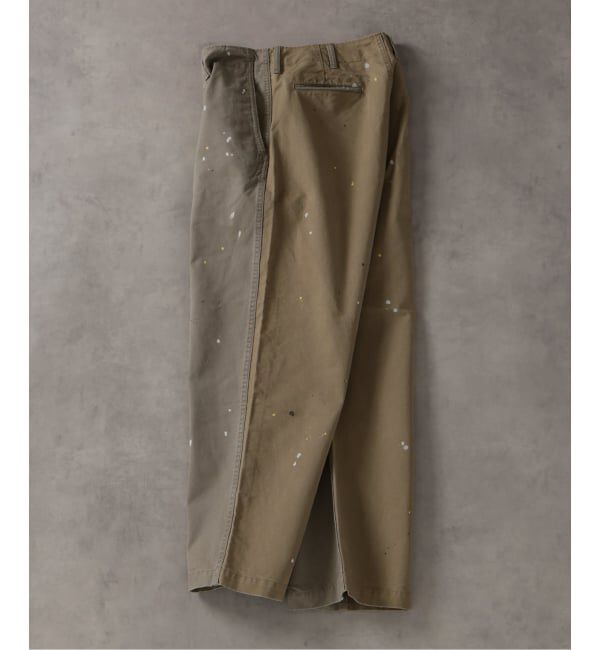 J.S.Homestead「J.S.Homestead / スプラッシュ ペイント ビッグ チノ パンツ」|チノ|