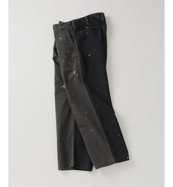 J.S.Homestead「J.S.Homestead / スプラッシュ ペイント ビッグ チノ パンツ」|チノ|