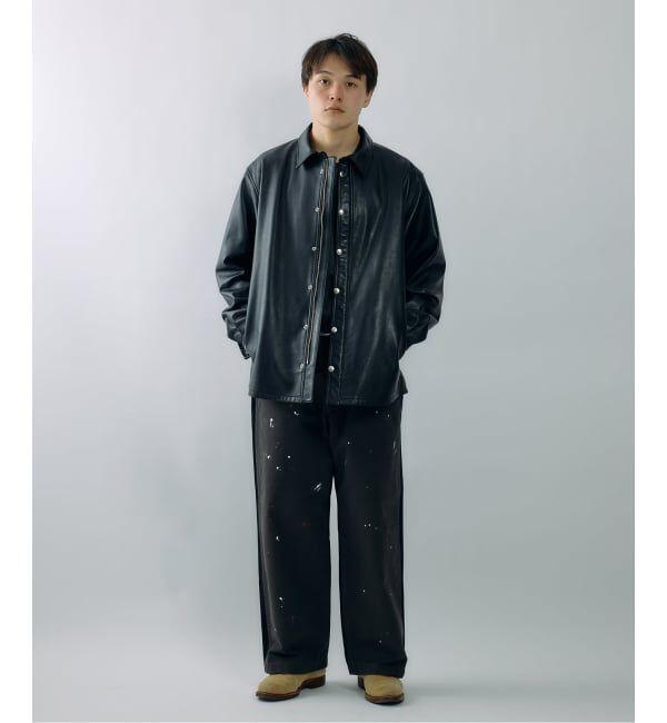 J.S.Homestead「J.S.Homestead / スプラッシュ ペイント ビッグ チノ パンツ」|チノ|