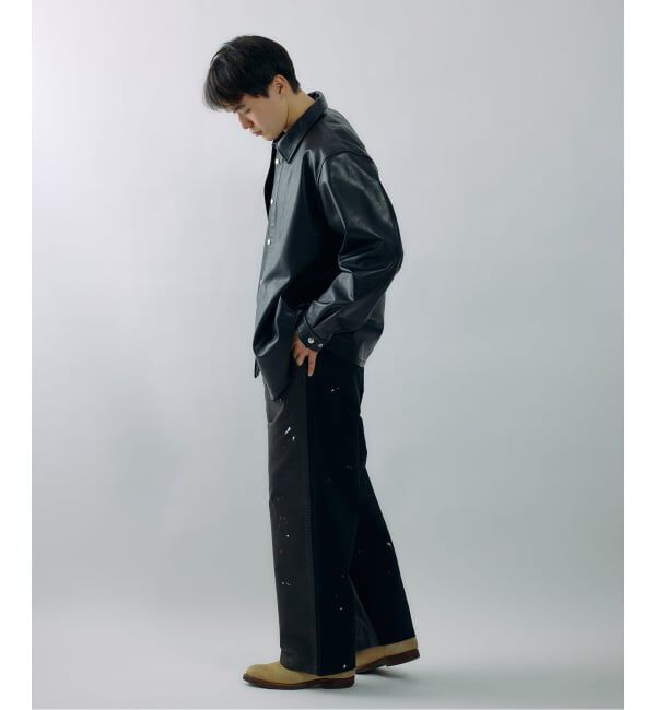 J.S.Homestead「J.S.Homestead / スプラッシュ ペイント ビッグ チノ パンツ」|チノ|