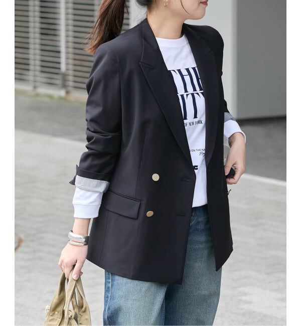 JOURNAL STANDARD「4B ダブルブレステッドジャケット」|テーラードジャケット|