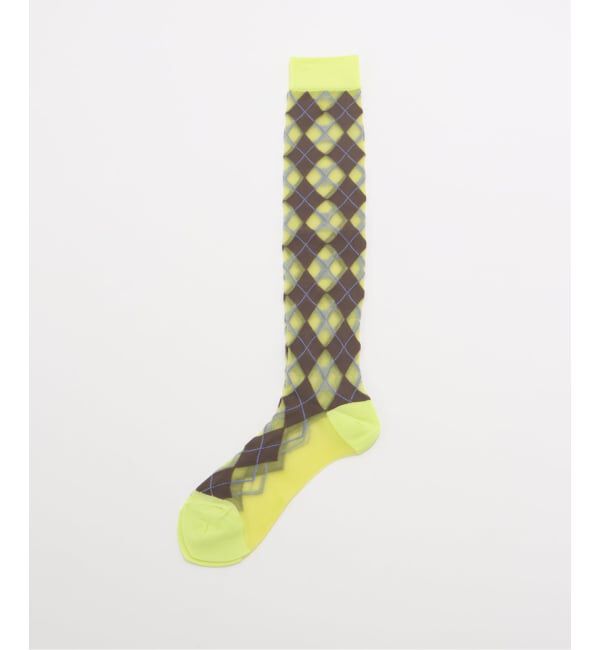 JOURNAL STANDARD「【GLEN CLYDE/グレンクライド】 シアーアーガイルSOX」|ソックス|イエロー