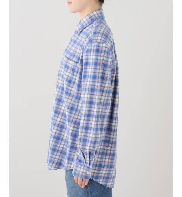 JOURNAL STANDARD「【HOLIDAY/ホリデイ】CHECK PADDED SHOULDER DAMAGE BIG」|シャツ・ブラウス|