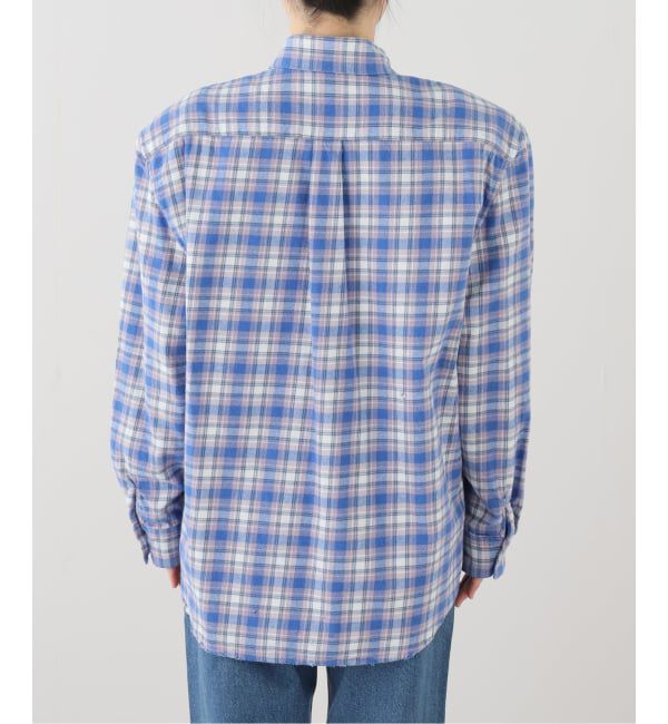 JOURNAL STANDARD「【HOLIDAY/ホリデイ】CHECK PADDED SHOULDER DAMAGE BIG」|シャツ・ブラウス|