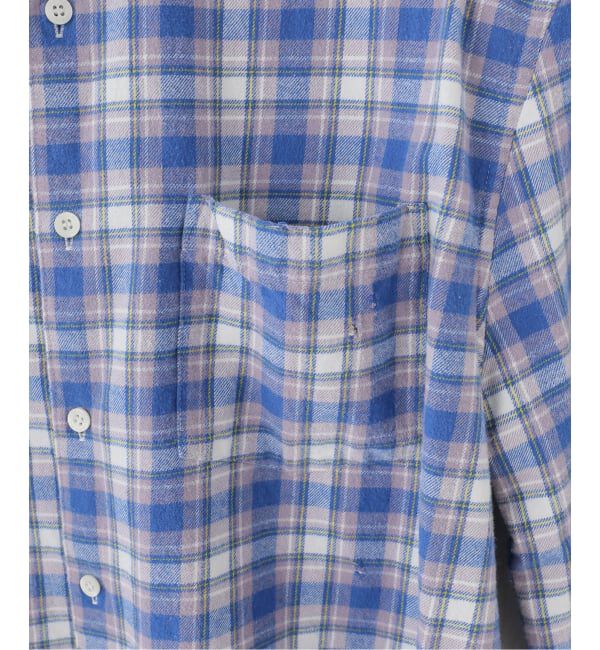 JOURNAL STANDARD「【HOLIDAY/ホリデイ】CHECK PADDED SHOULDER DAMAGE BIG」|シャツ・ブラウス|