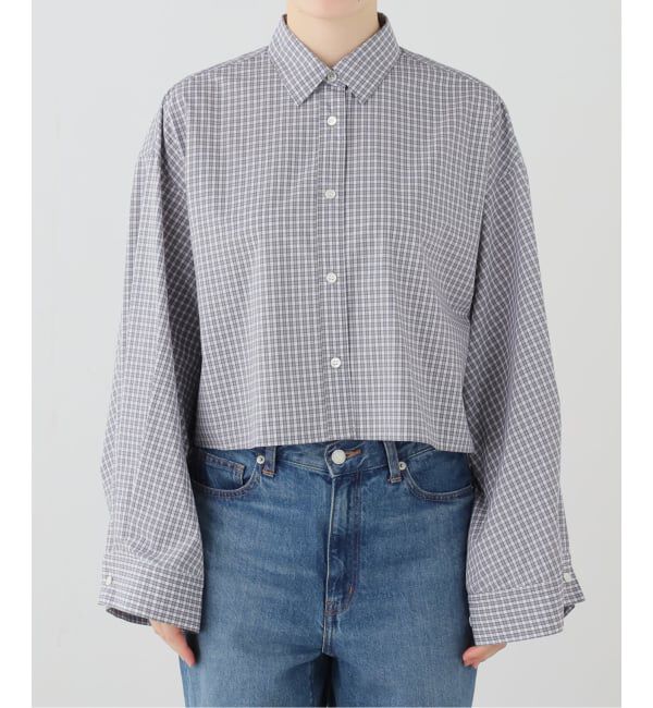 JOURNAL STANDARD「UTILITY TYPEWRITER クロップドシャツ」|シャツ・ブラウス|