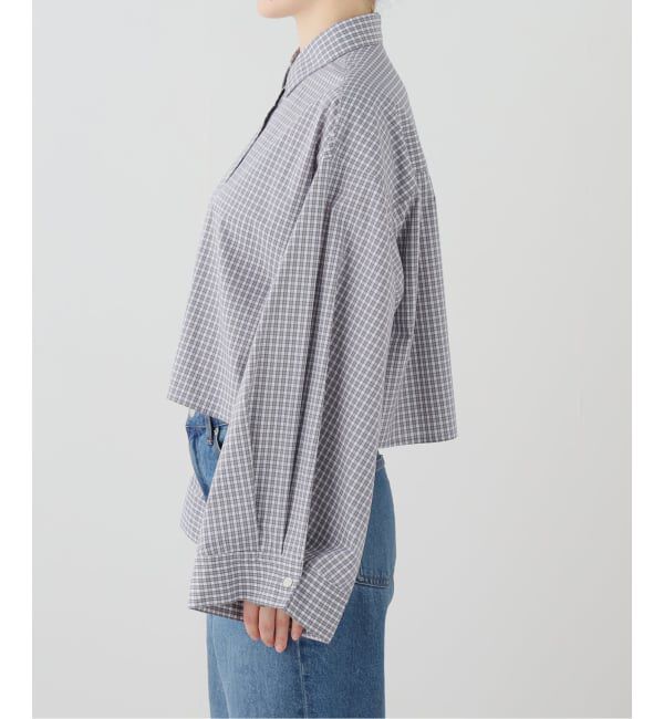 JOURNAL STANDARD「UTILITY TYPEWRITER クロップドシャツ」|シャツ・ブラウス|