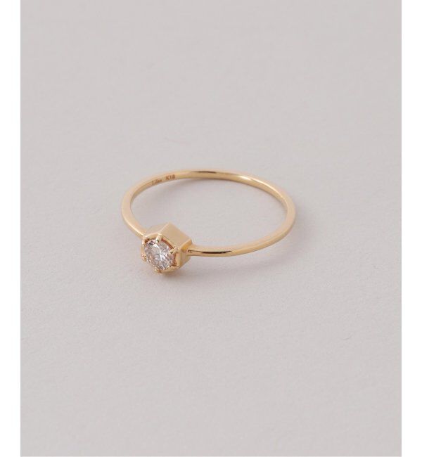 Lilas by Spick&Span「0.18ct六角ダイヤリング K18」|リング|