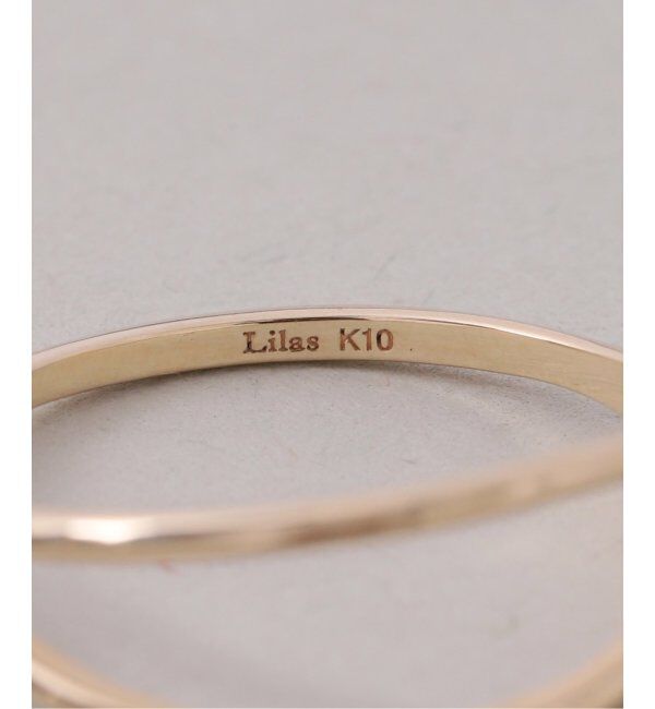 Lilas by Spick&Span「V型フォークリング K10」|リング|