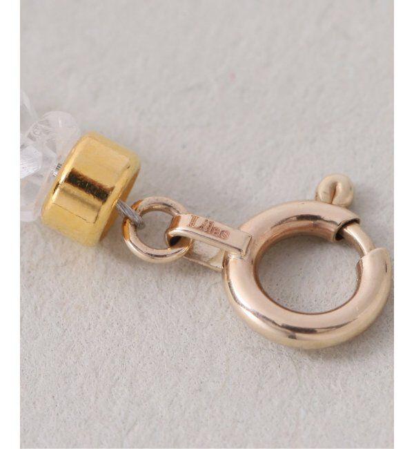 Lilas by Spick&Span「トパーズビーズチェーンモチーフネックレス K10」|ネックレス|