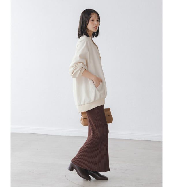 NOBLE「ハイツイストダブルクロスMA-1ブルゾン」|ブルゾン・スタジャン|