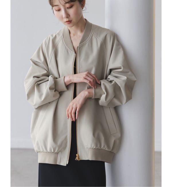 NOBLE「ハイツイストダブルクロスMA-1ブルゾン」|ブルゾン・スタジャン|