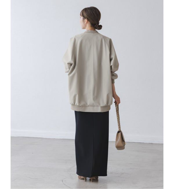 NOBLE「ハイツイストダブルクロスMA-1ブルゾン」|ブルゾン・スタジャン|