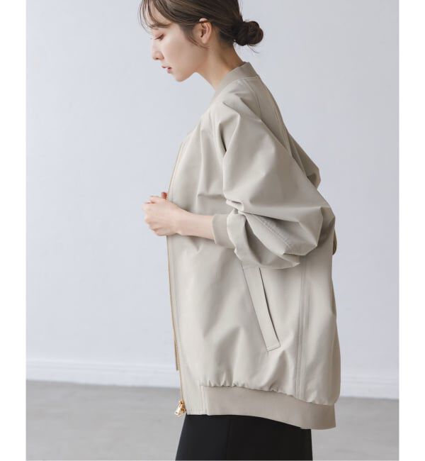 NOBLE「ハイツイストダブルクロスMA-1ブルゾン」|ブルゾン・スタジャン|