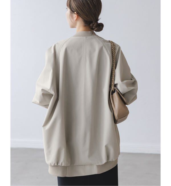 NOBLE「ハイツイストダブルクロスMA-1ブルゾン」|ブルゾン・スタジャン|