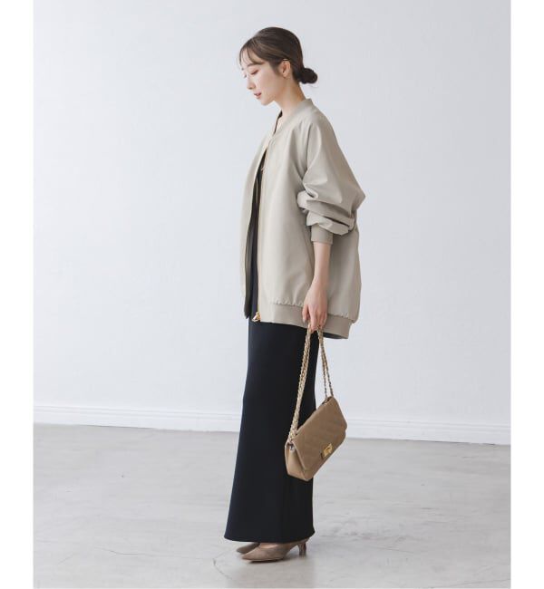 NOBLE「ハイツイストダブルクロスMA-1ブルゾン」|ブルゾン・スタジャン|