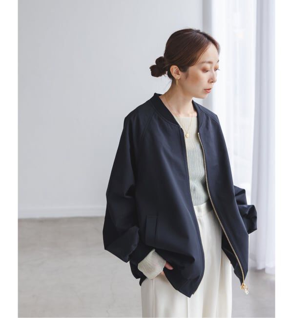 NOBLE「ハイツイストダブルクロスMA-1ブルゾン」|ブルゾン・スタジャン|