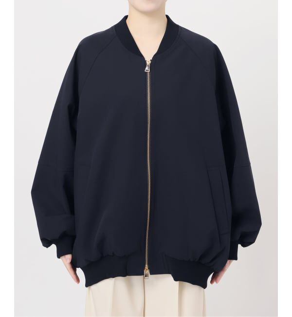NOBLE「ハイツイストダブルクロスMA-1ブルゾン」|ブルゾン・スタジャン|