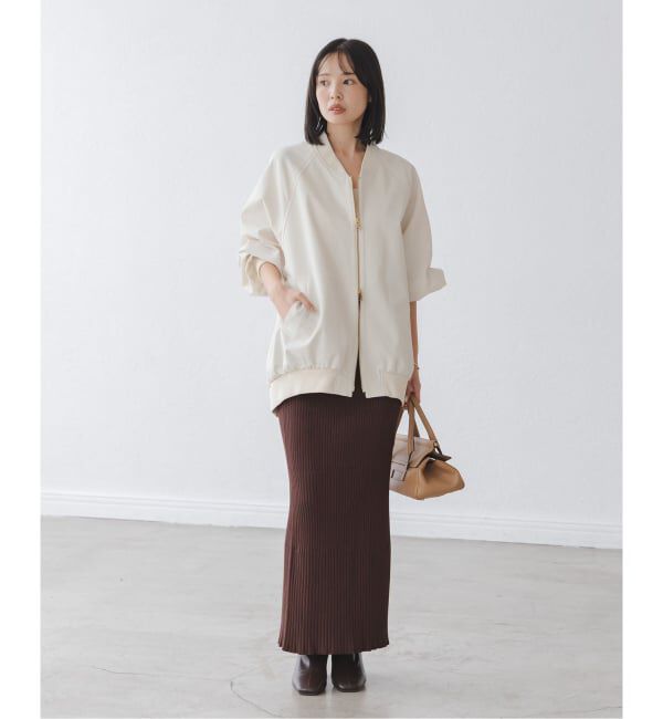 NOBLE「ハイツイストダブルクロスMA-1ブルゾン」|ブルゾン・スタジャン|