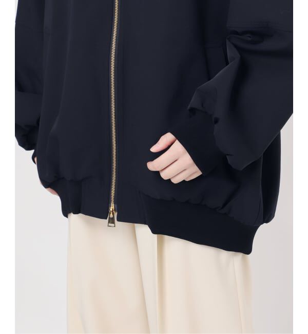 NOBLE「ハイツイストダブルクロスMA-1ブルゾン」|ブルゾン・スタジャン|