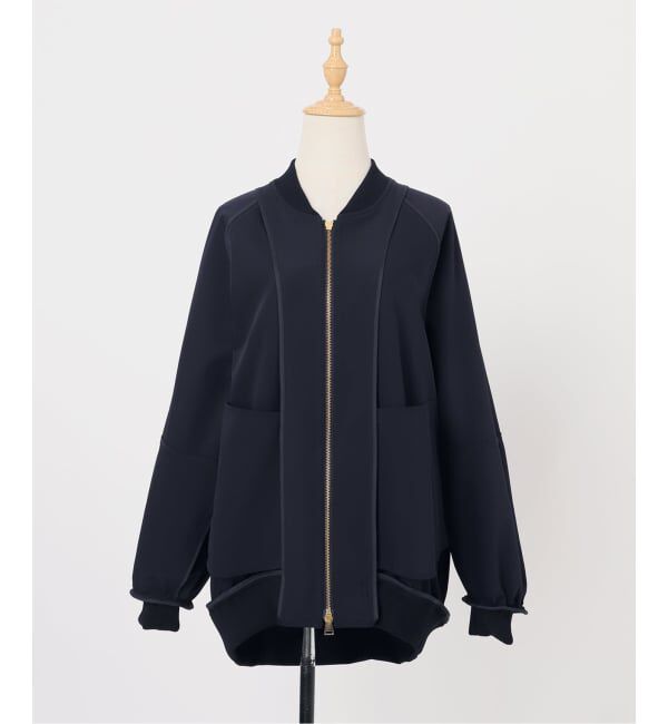 NOBLE「ハイツイストダブルクロスMA-1ブルゾン」|ブルゾン・スタジャン|