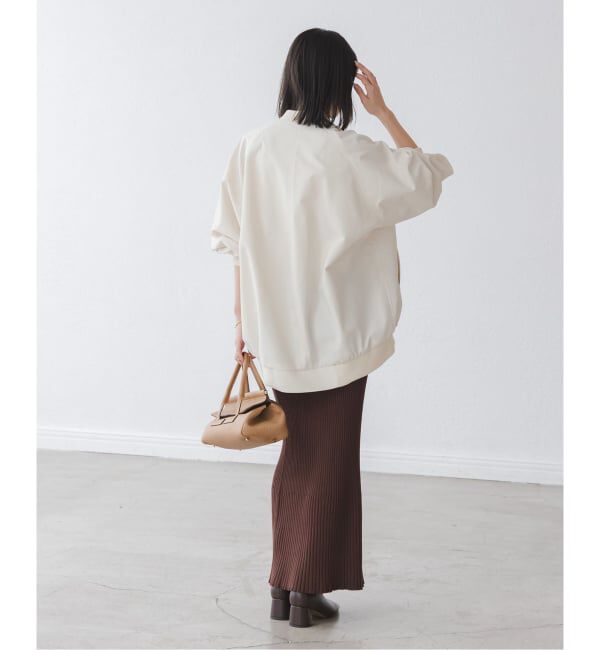 NOBLE「ハイツイストダブルクロスMA-1ブルゾン」|ブルゾン・スタジャン|