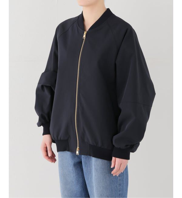 NOBLE「ハイツイストダブルクロスMA-1ブルゾン」|ブルゾン・スタジャン|