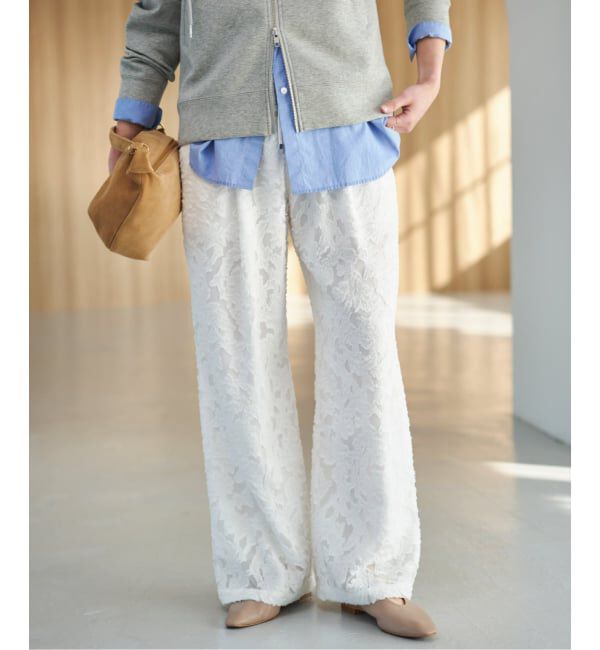 Spick and Span「《WEB限定》シアージャガードイージーパンツ」|その他|