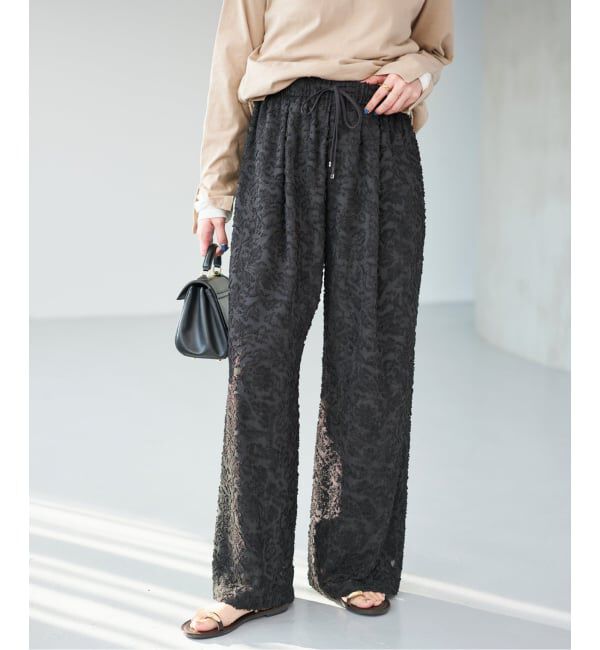 Spick and Span「《WEB限定》シアージャガードイージーパンツ」|その他|