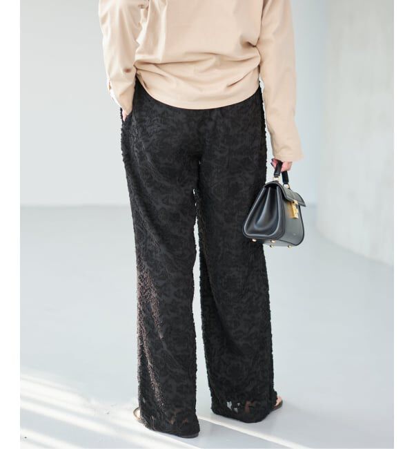 Spick and Span「《WEB限定》シアージャガードイージーパンツ」|その他|