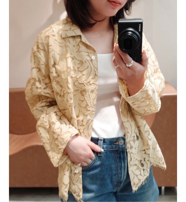 FRAMeWORK「ピグメントダイレースシャツ」|シャツ・ブラウス|