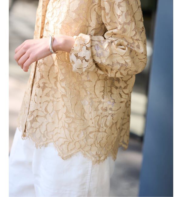 FRAMeWORK「ピグメントダイレースシャツ」|シャツ・ブラウス|ベージュ