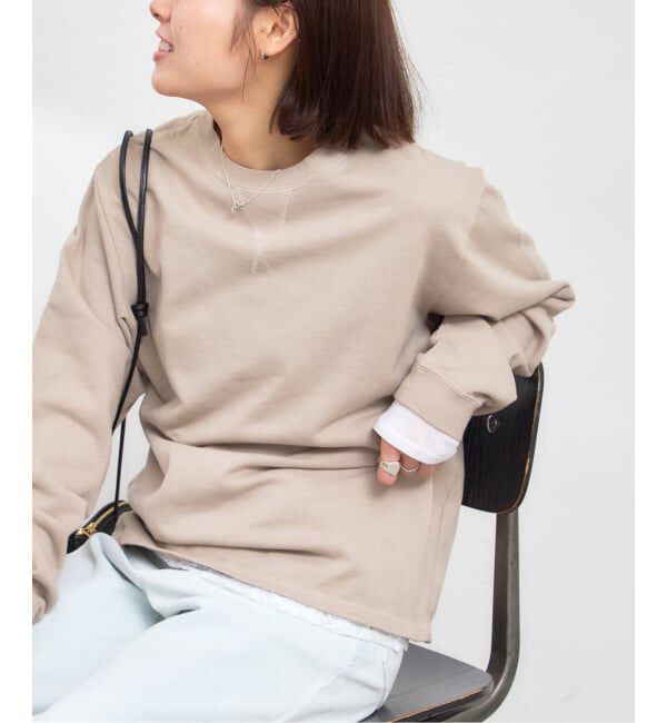 U by SPICK&SPAN「ロングスリーブライトスウェット」|スウェット・ジャージ|ブラウン D