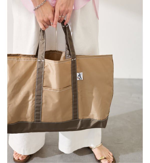 FRAMeWORK「DRIFTER/ドリフター ナイロンTOTEバッグ（ブラウン）」|トートバッグ|ブラウン C