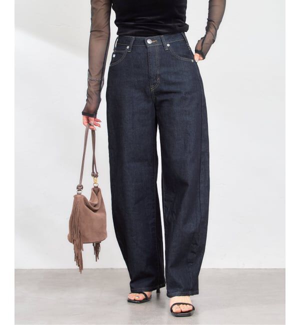 U by SPICK&SPAN「SOMETHING / サムシング HANA CURVE TAPERED」|デニム|