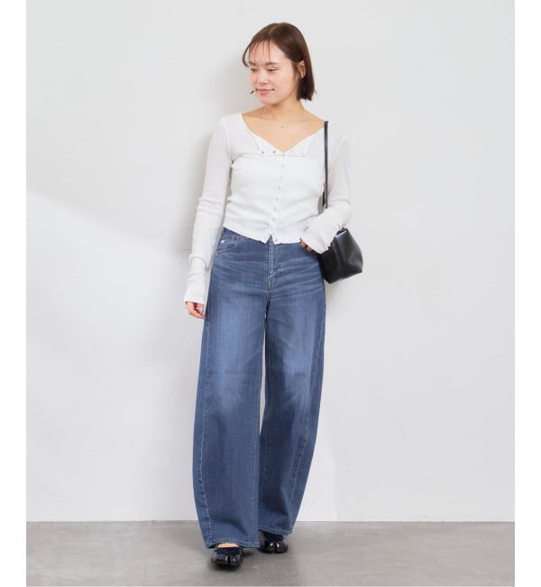 U by SPICK&SPAN「SOMETHING / サムシング HANA CURVE TAPERED」|デニム|