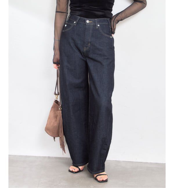 U by SPICK&SPAN「SOMETHING / サムシング HANA CURVE TAPERED」|デニム|