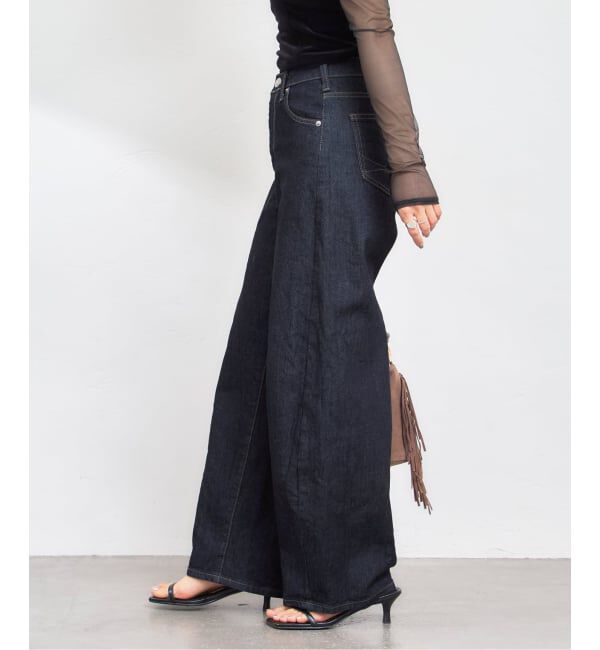 U by SPICK&SPAN「SOMETHING / サムシング HANA CURVE TAPERED」|デニム|