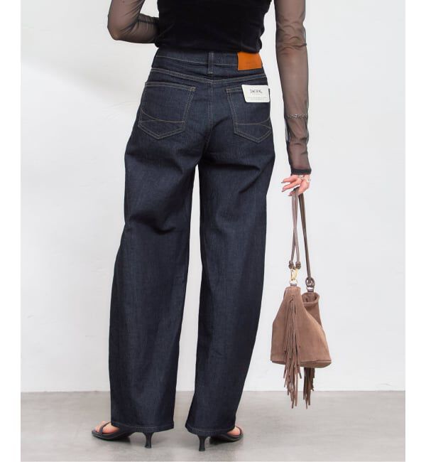 U by SPICK&SPAN「SOMETHING / サムシング HANA CURVE TAPERED」|デニム|