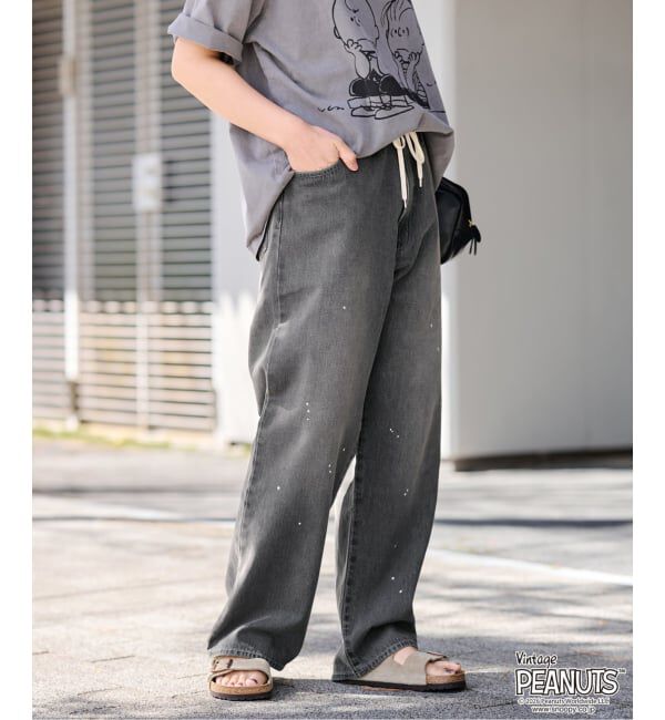 FRAMeWORK「JOHNBULL/ジョンブル デニムワイドイージーパンツ」|デニム|