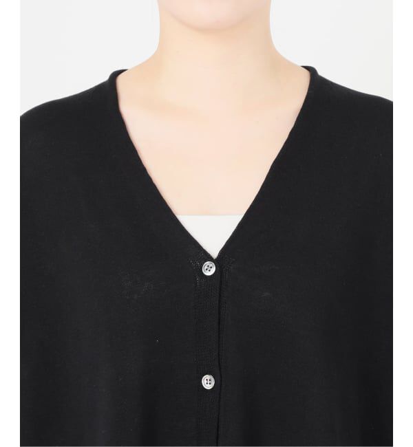 Spick and Span「《新色有り / 追加》コットンリネンギマオーバーサイズカーディガン」|カーディガン|