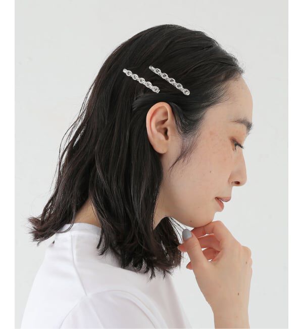 U by SPICK&SPAN「heyep/ヘイップ Chain Hair Pins 2piece set」|その他|