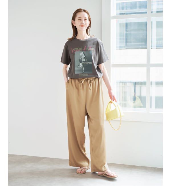 U by SPICK&SPAN「《予約》TRICOMER/トリコメル VOYAGE A PARIS GIRL TEE」|Tシャツ・カットソー|