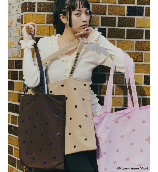  「LE TALON&times;HAPPY MANIA リバーシブルトート」|トートバッグ|