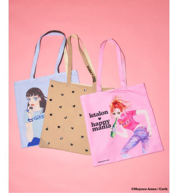  「LE TALON&times;HAPPY MANIA リバーシブルトート」|トートバッグ|