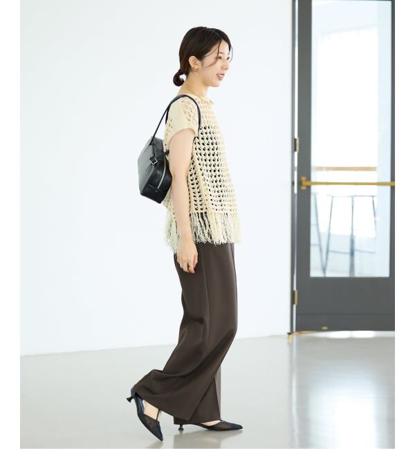  「《追加予約2》3.5cmTストラップシアーパンプス」|パンプス|