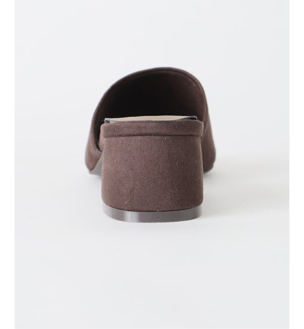  「《予約》MIRAI MATSUDA&times;LE TALON 4cmスクエアスエードミュール」|サンダル|