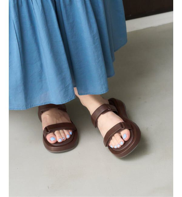  「《予約》MIRAI MATSUDA&times;LE TALONアツゾコWベルトミュールサンダル」|サンダル|