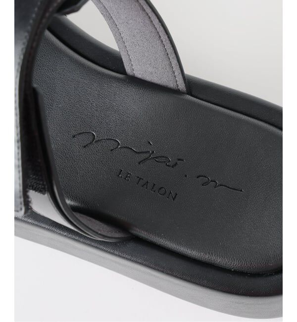  「《予約》MIRAI MATSUDA&times;LE TALONアツゾコWベルトミュールサンダル」|サンダル|