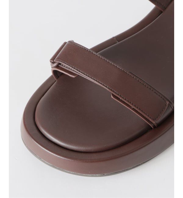  「《予約》MIRAI MATSUDA&times;LE TALONアツゾコWベルトミュールサンダル」|サンダル|